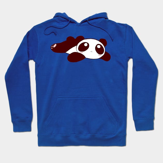 Reddish Panda Bear Hoodie by saradaboru